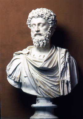 Marcus Aurelius Roman Emperor reigned 161-180 CE Musei Capitolini Roma Albani Collection  MC0448   Official Website Photo